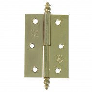 Bútorpánt díszes rezezett 50 mm bal