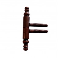 Becsavarós ajtópánt díszes bronz