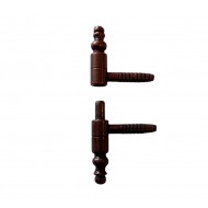 Becsavarós ablakpánt díszes bronz