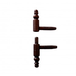 Becsavarós ablakpánt díszes bronz