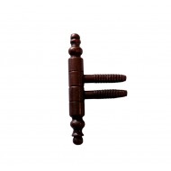 Becsavarós ablakpánt díszes bronz