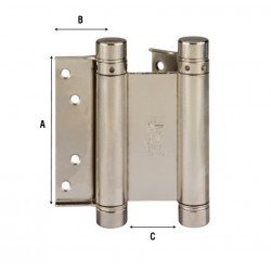 Lengőajtó pánt  75 mm horganyzott