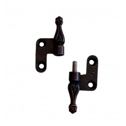 Bútorpánt díszes barna bal