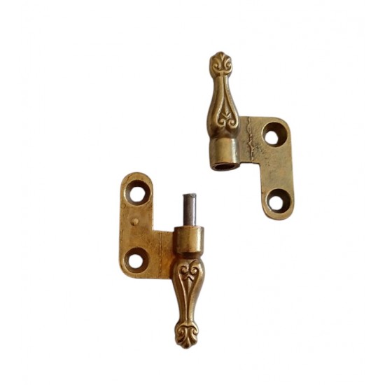 Bútorpánt díszes sárga jobb