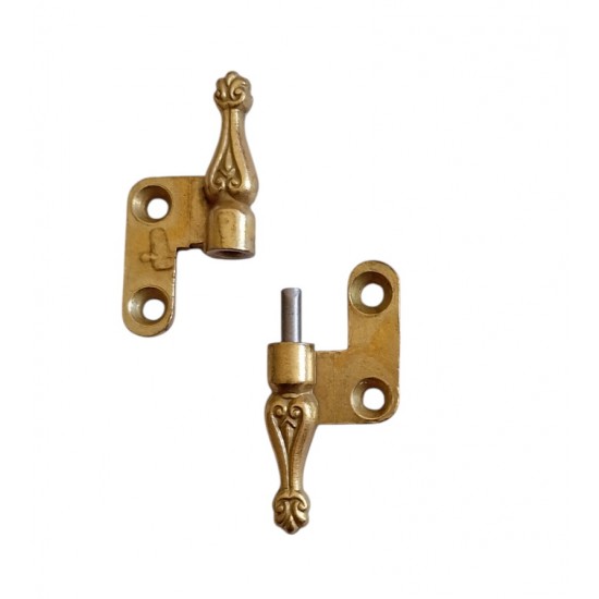 Bútorpánt díszes sárga bal