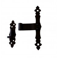 Középpánt díszes fekete