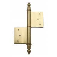 Ajtópánt díszes 120 mm rezezett balos