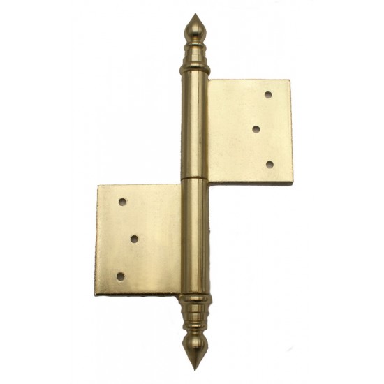 Ajtópánt díszes 120 mm rezezett balos