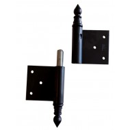 Ajtópánt díszes 150 mm festett bal