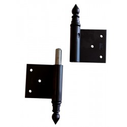 Ajtópánt díszes 150 mm festett bal