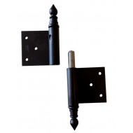 Ajtópánt díszes 150 mm festett jobb