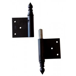 Ajtópánt díszes 150 mm festett jobb