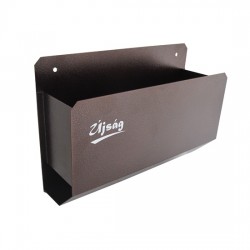 Újságtartó antik bronz