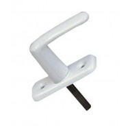 Fehér ablak félkilincs 6 mm