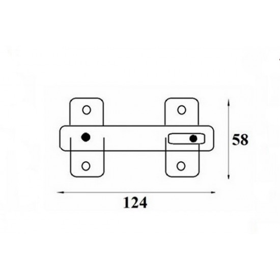 Zsaluzár rábillenős fekete
