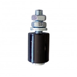 Tolókapu felső vezető görgő fekete 32 mm