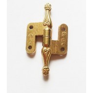 Bútorpánt díszes sárga jobb