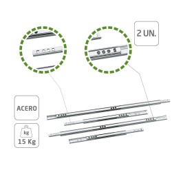 Fióksín golyós 153 x 17 mm