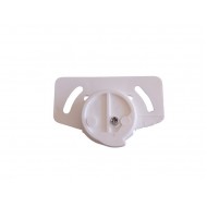 Tolóajtó görgő alsó fehér