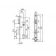 Elzett Portálzár 3397 34/92/22 mm bal Elzett Portálzár 3397 34/92/22 mm bal