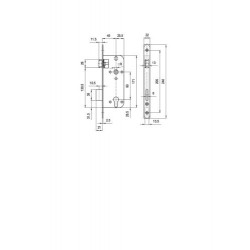 Ajtózár Elzett 4320