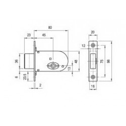 Ajtózár Elzett 700-as