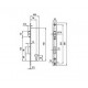 Elzett Portálzár 3397 34/22 mm görgős Elzett Portálzár 3397 34/22 mm görgős