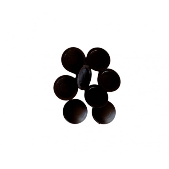 Csavarfejtakaró tokrögzítő sötét barna