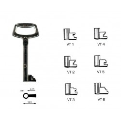 Számozott szekrénykulcs 1 - 6