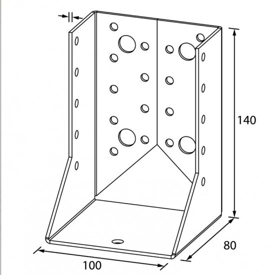 Gerendapapucs belső 100 x 140 mm