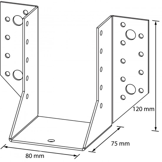 Gerendapapucs külső 80 x 120 mm