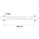 Fogantyú 1002 fekete 182 mm Fogantyú 1002 fekete 182 mm