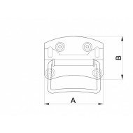 Ládafogantyú 110 mm horganyzott
