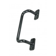 Ajtófogantyú fekete 230 mm hajlított