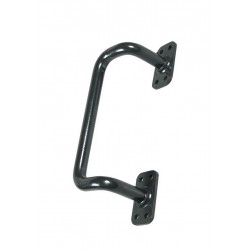 Ajtófogantyú fekete 230 mm hajlított