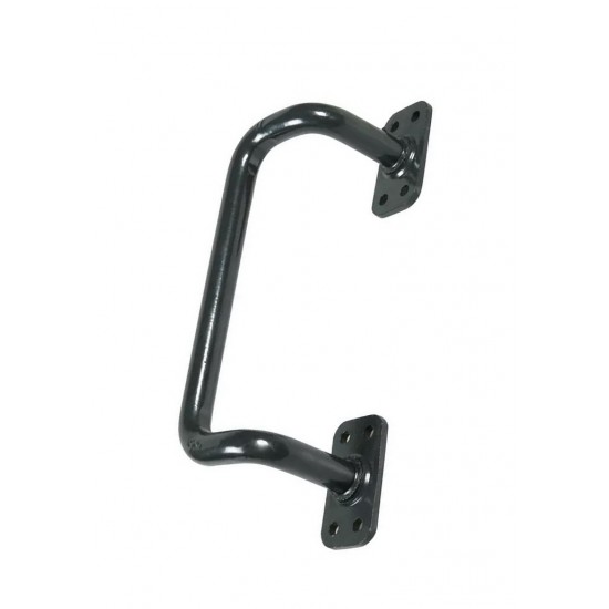 Ajtófogantyú fekete 180 mm hajlított