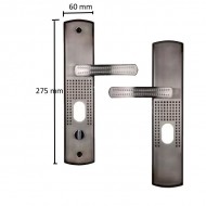 Acélajtó kilincs jobb világítós
