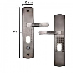Acélajtó kilincs jobb világítós
