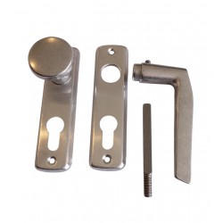 Alu gombos kilincs 55 mm cilinderes