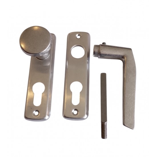 Alu gombos kilincs 55 mm cilinderes