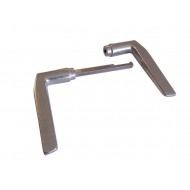 Alu kilincs 410-es hosszútengelyes  90 mm