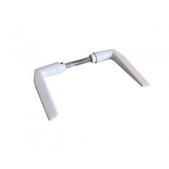 Fehér kilincs 410-es hosszútengelyes  90 mm