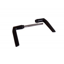 Fekete kilincs 410-es hosszított 110 mm
