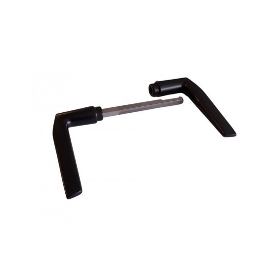 Fekete kilincs 410-es hosszított 110 mm