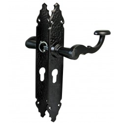 Ajtókilincs díszes cilinder lyukas 55 mm