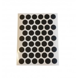 Csavarfejtakaró fekete öntap 50 db-os