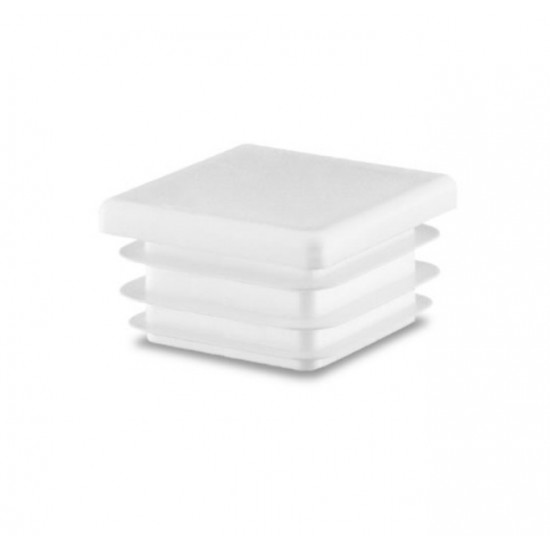 Zártszelvény dugó 40 x 40 mm fehér