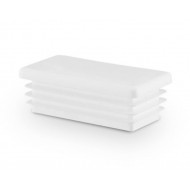 Zártszelvény dugó 20 x 40 mm fehér