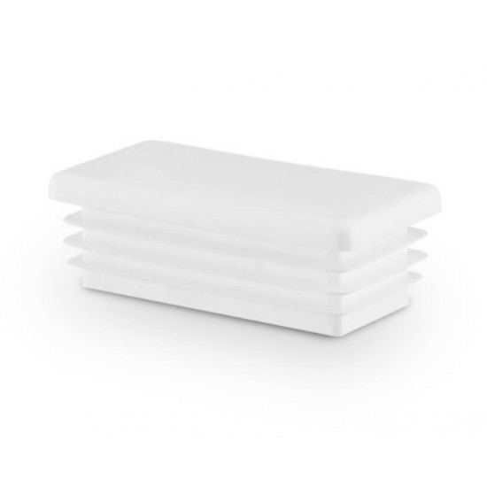 Zártszelvény dugó 20 x 40 mm fehér