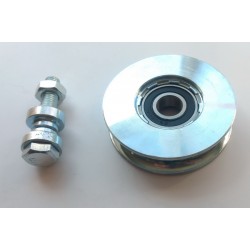 Tolókapu görgő "U" profil 80 mm